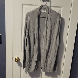 Old Navy Light Gray Open Cardigan